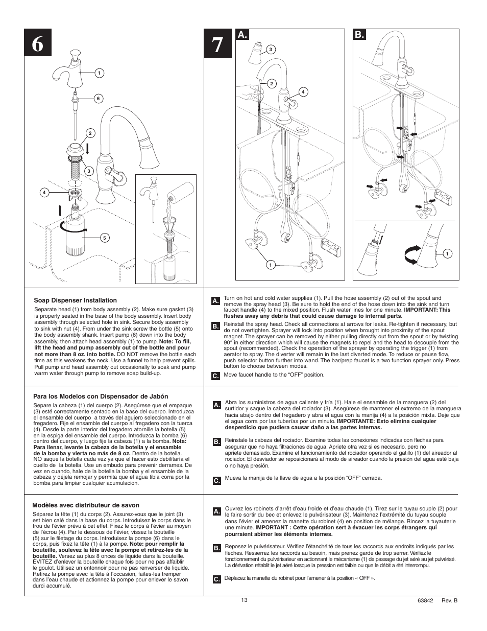 A. b | Factory Direct Hardware Brizo 64903LF Talo User Manual | Page 13 / 16