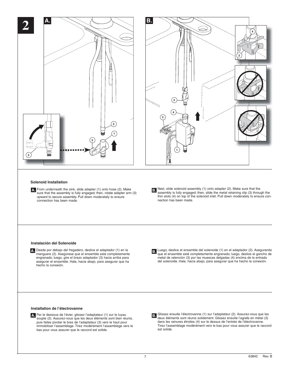 B. a | Factory Direct Hardware Brizo 64903LF Talo User Manual | Page 7 / 16