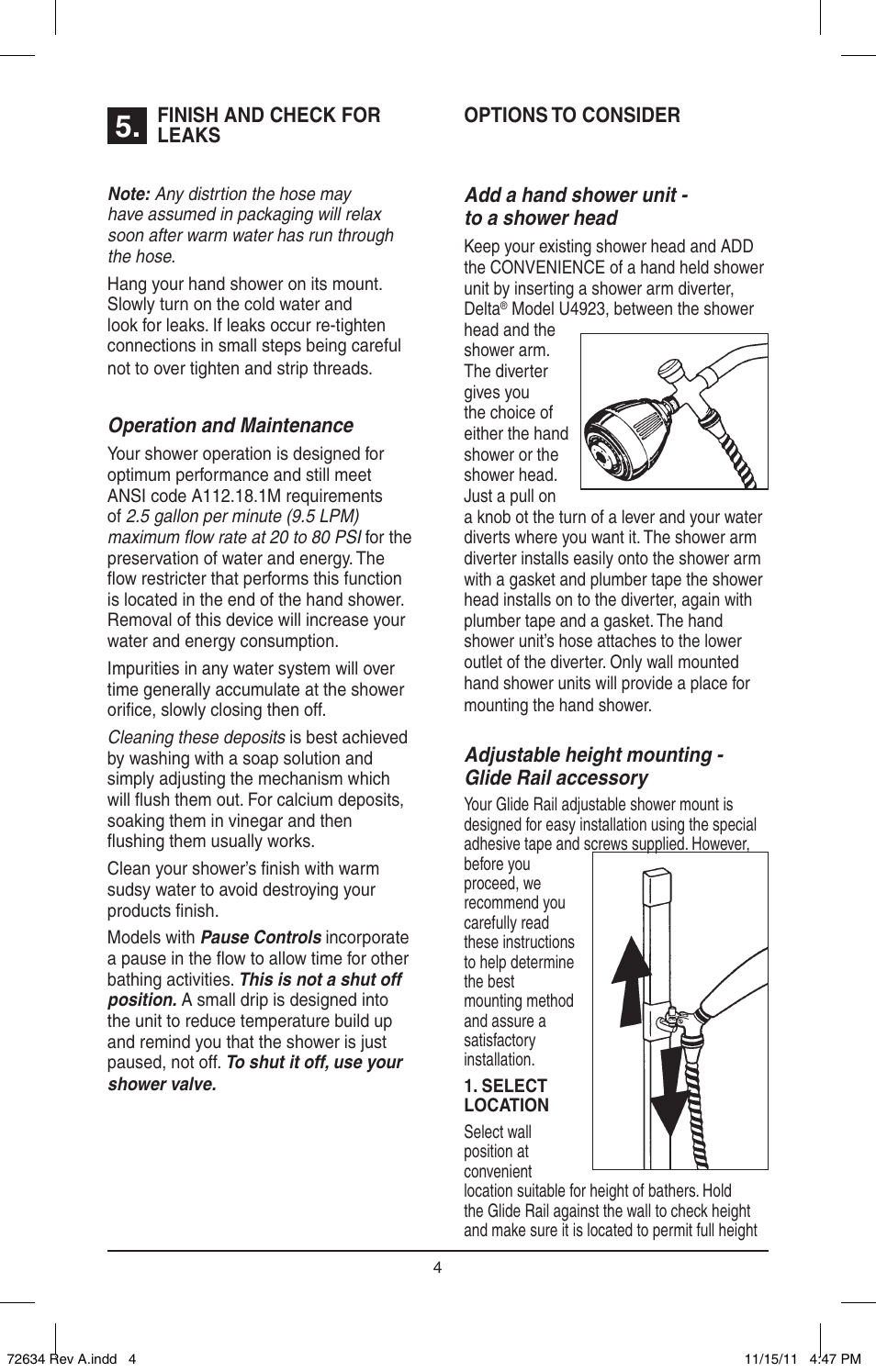 Factory Direct Hardware Delta 51551 Classic User Manual | Page 4 / 10