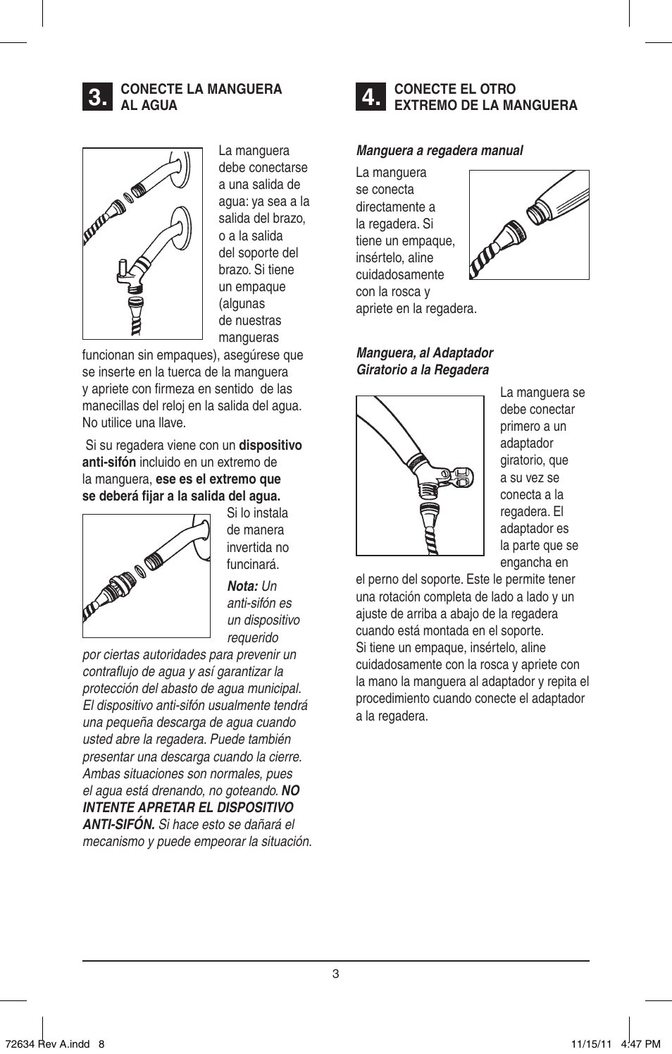 Factory Direct Hardware Delta 51551 Classic User Manual | Page 8 / 10