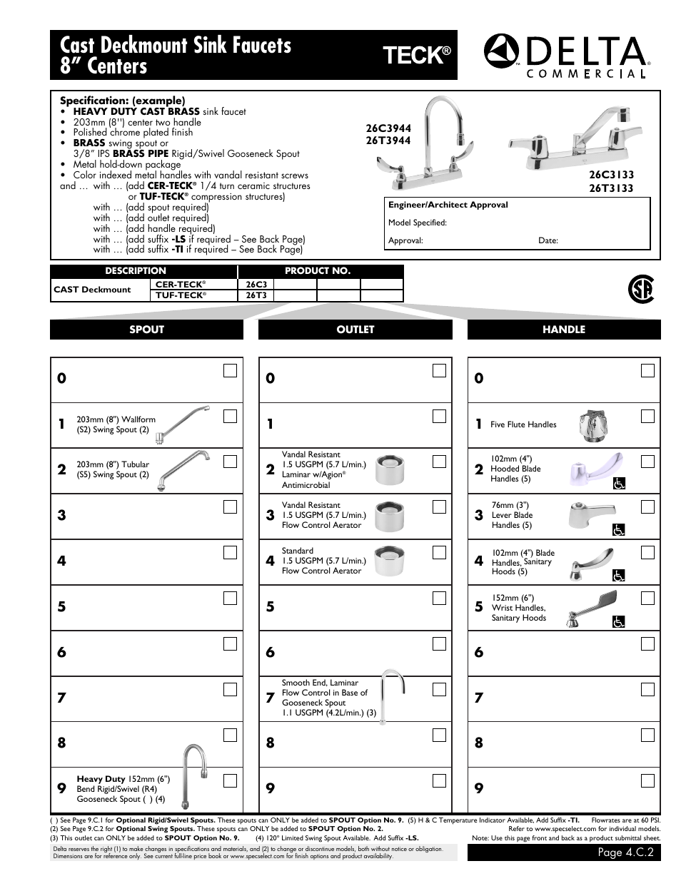 Factory Direct Hardware Delta 2171LF Classic User Manual | 2 pages