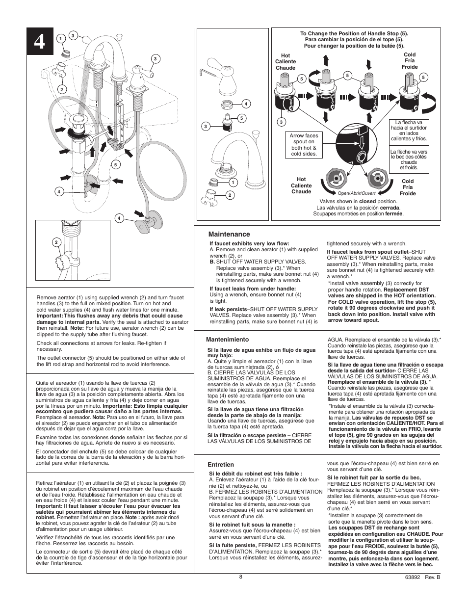 Maintenance | Factory Direct Hardware Delta 3575-MPU-DST User Manual | Page 8 / 8