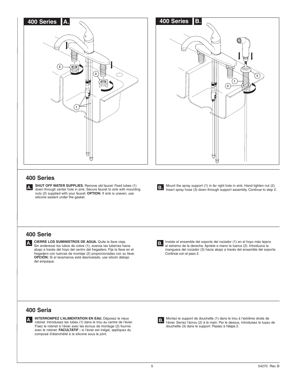 400 series | Factory Direct Hardware Delta 300-DST-L User Manual | Page 5 / 12