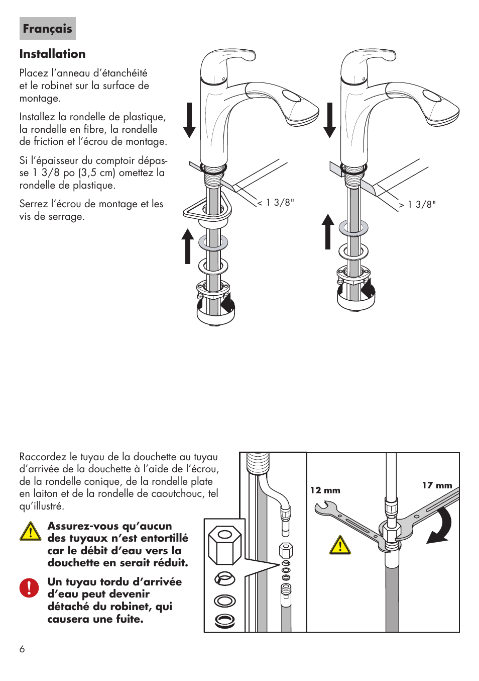 Factory Direct Hardware Hansgrohe 04076LF Allegro E User Manual | Page 6 / 16