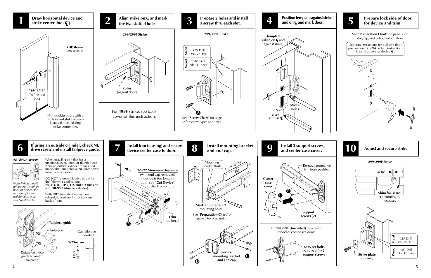 Factory Direct Hardware Von Duprin 98EO User Manual | Page 4 / 4