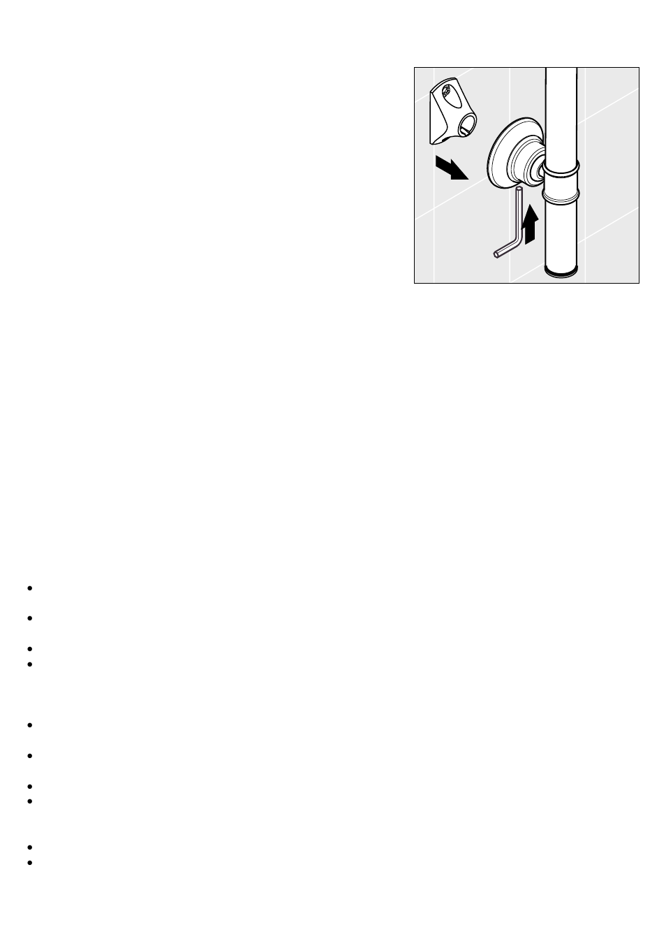Remove the wallbar, Cleaning recommendation for hansgrohe products | Factory Direct Hardware Hansgrohe 27982 Axor Montreux User Manual | Page 5 / 8