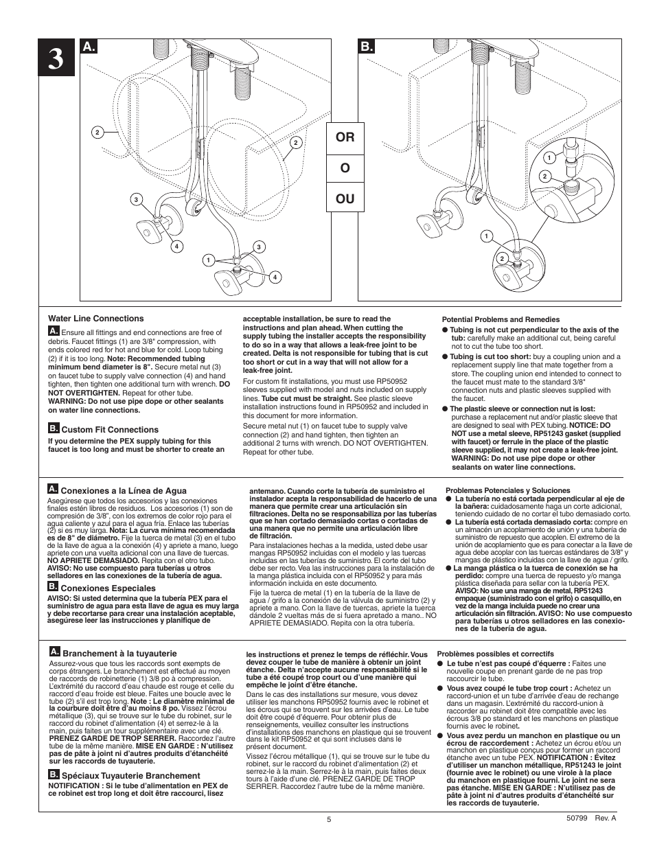 A. b. or o ou | Factory Direct Hardware Delta 467-SD-DST Palo User Manual | Page 5 / 12