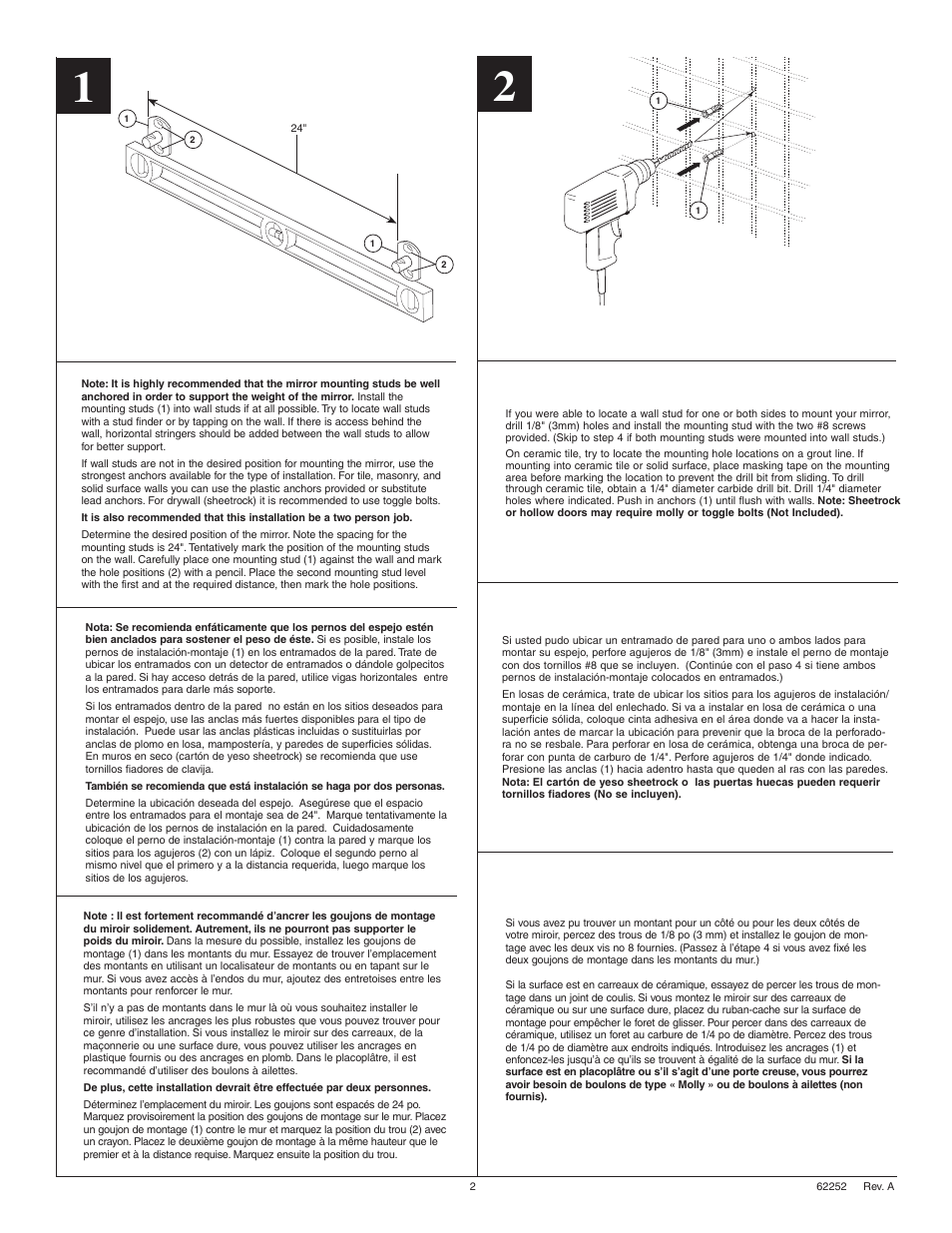 Factory Direct Hardware Brizo 698030 Virage User Manual | Page 2 / 4