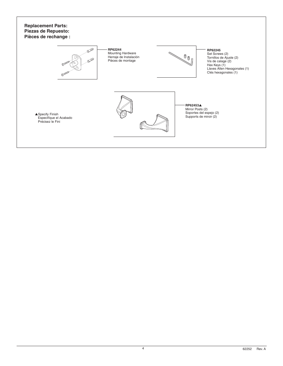 Factory Direct Hardware Brizo 698030 Virage User Manual | Page 4 / 4