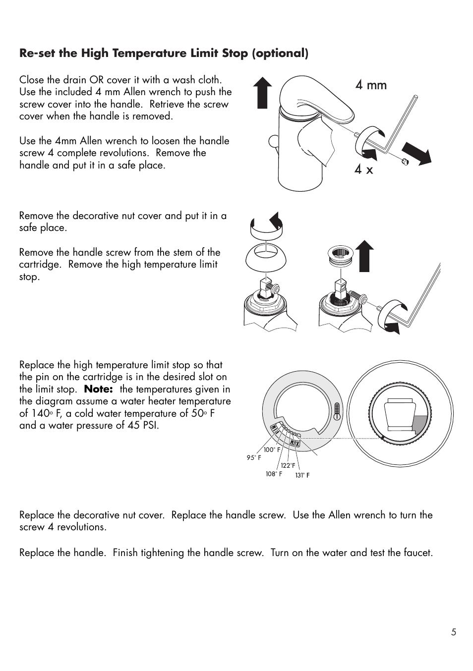 Factory Direct Hardware Hansgrohe 32070 User Manual | Page 5 / 8