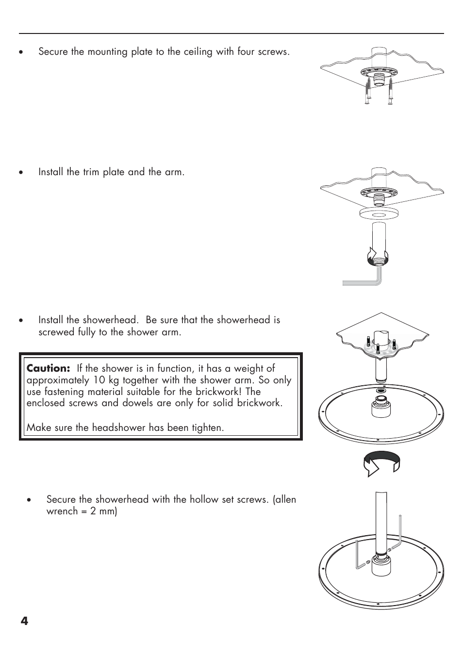 Factory Direct Hardware Hansgrohe 27418001 Raindance User Manual | Page 4 / 8