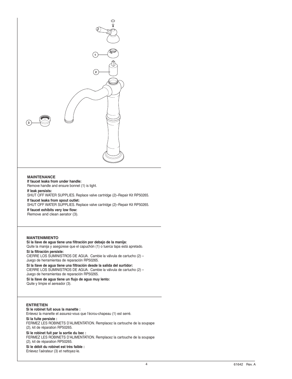 Factory Direct Hardware Brizo 65436LF User Manual | Page 4 / 6