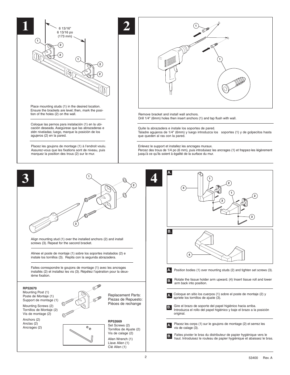 Factory Direct Hardware Delta 75150 Dryden User Manual | Page 2 / 2