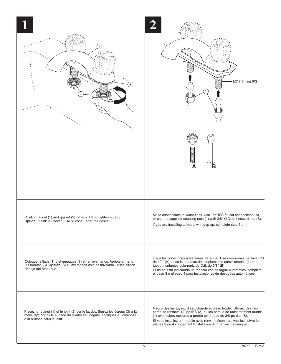 Factory Direct Hardware Delta 2503LF User Manual | Page 5 / 8