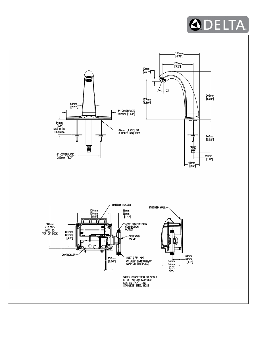 Factory Direct Hardware Delta 590TP1860 User Manual | Page 2 / 2