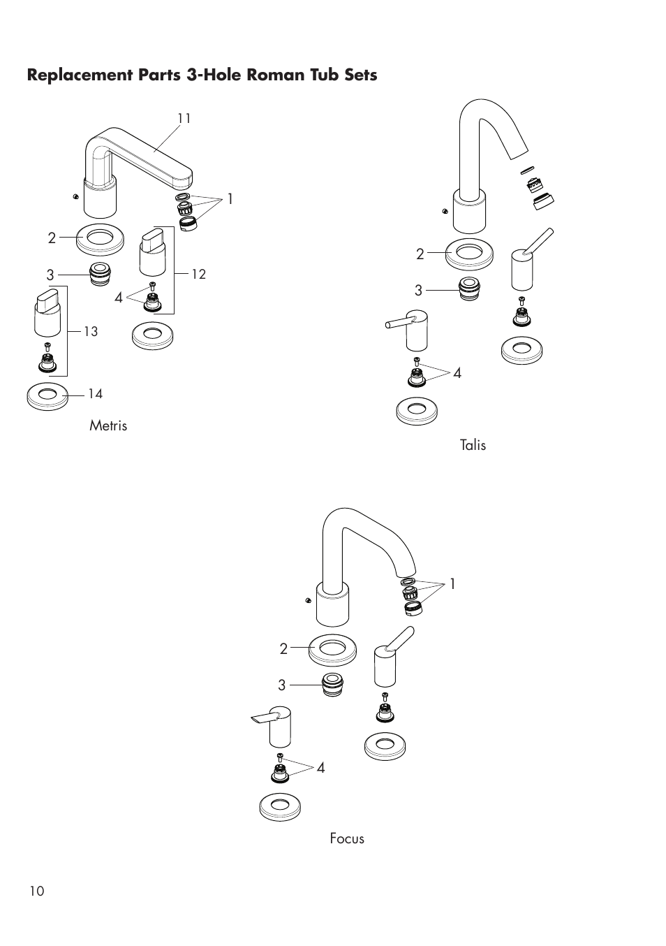 Factory Direct Hardware Hansgrohe 32314 Talis S User Manual | Page 10 / 16