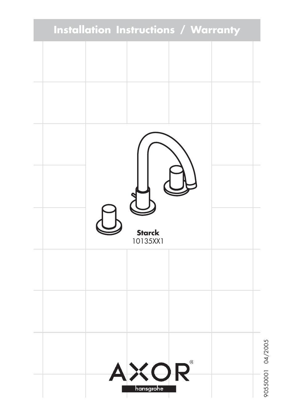 Factory Direct Hardware Hansgrohe 10135 User Manual | 8 pages