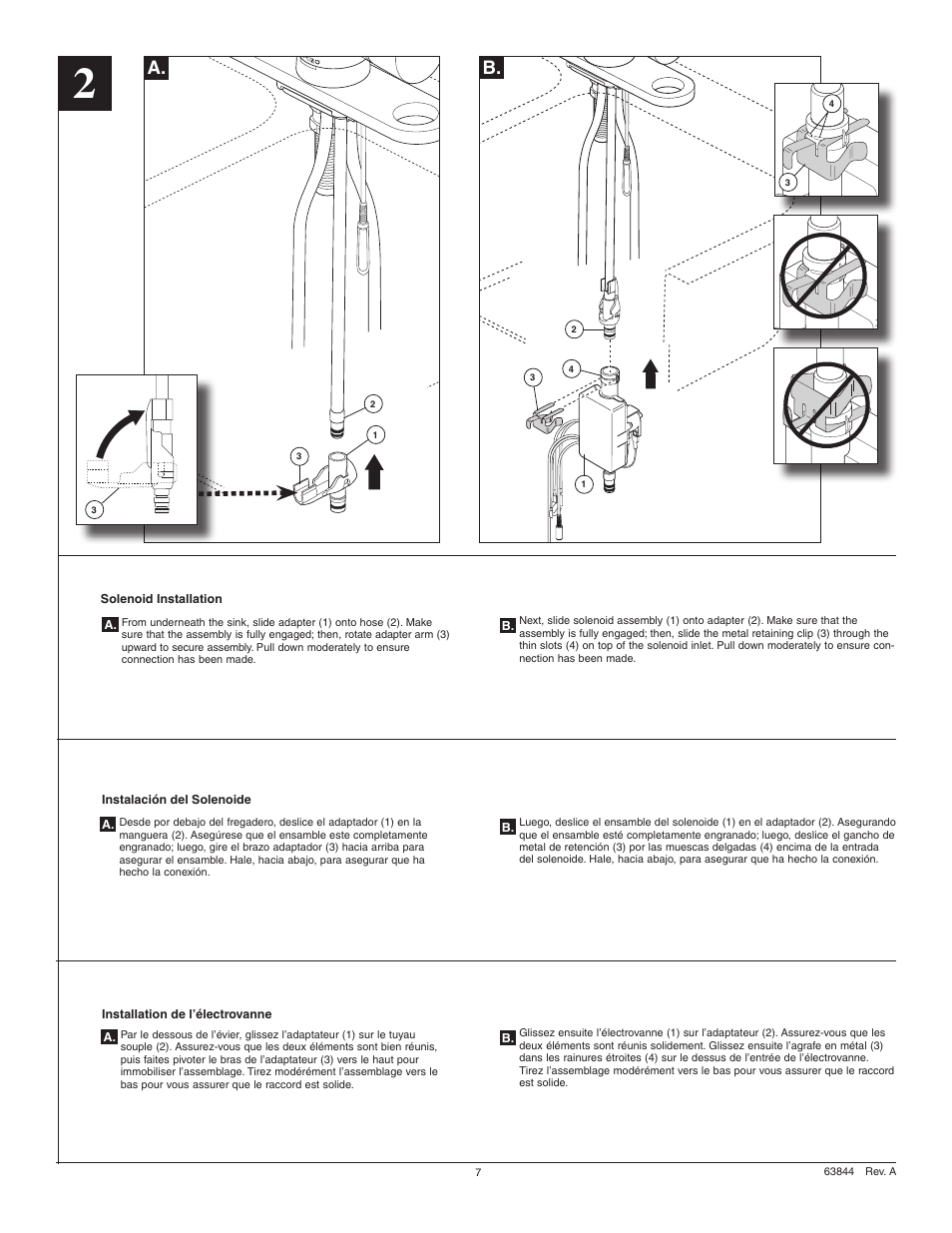 B. a | Factory Direct Hardware Brizo 64070LF Venuto User Manual | Page 7 / 16