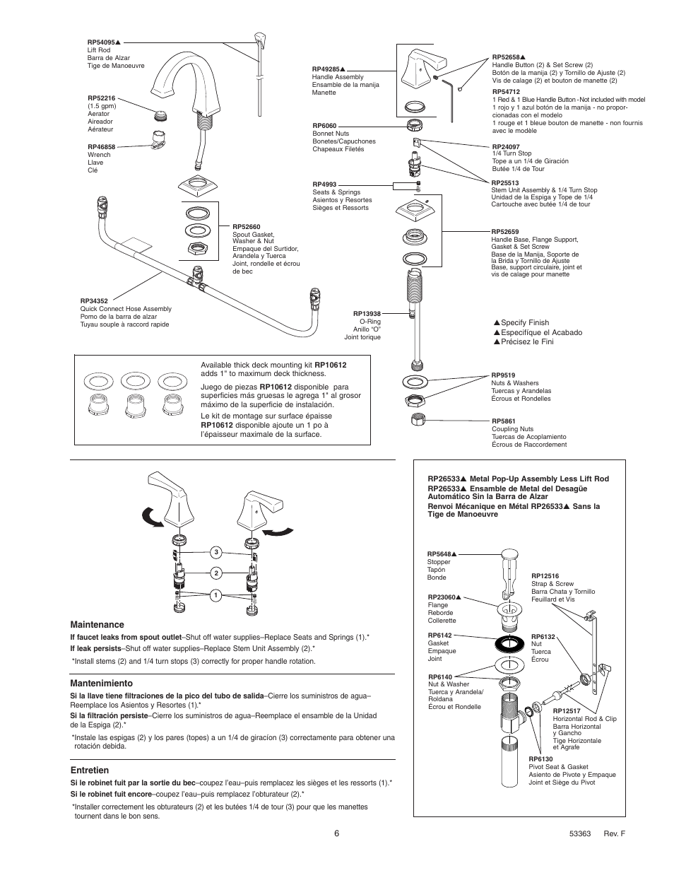 Factory Direct Hardware Delta 3551LF User Manual | Page 6 / 6