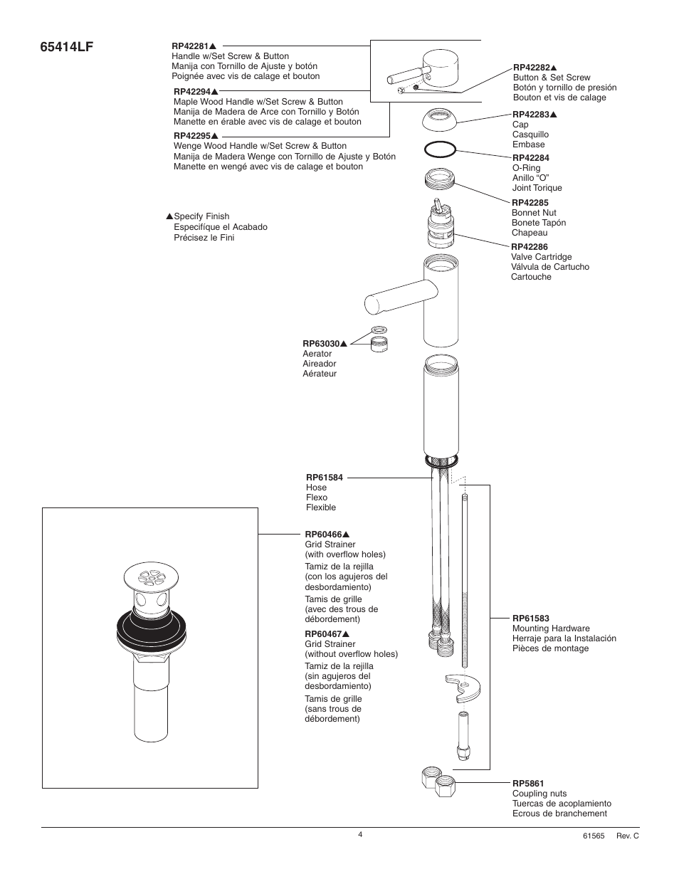 Factory Direct Hardware Brizo 65014LF User Manual | Page 4 / 8