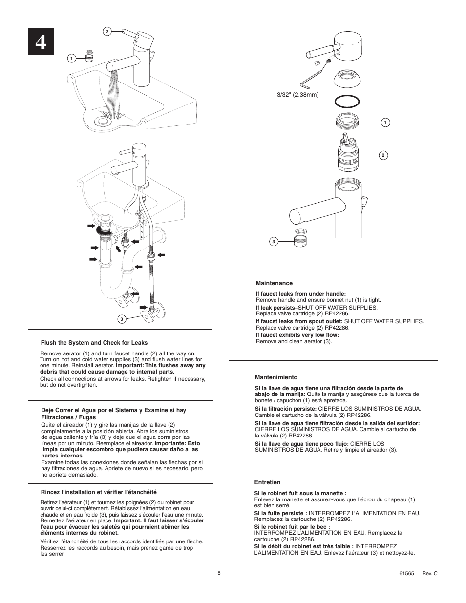 Factory Direct Hardware Brizo 65014LF User Manual | Page 8 / 8