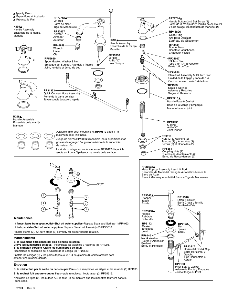 Factory Direct Hardware Delta 3597LF-MPU-LHP User Manual | Page 5 / 6