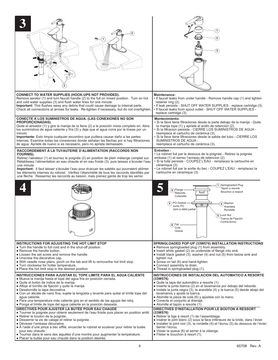 Factory Direct Hardware Delta 582LF-WFMPU User Manual | Page 4 / 6