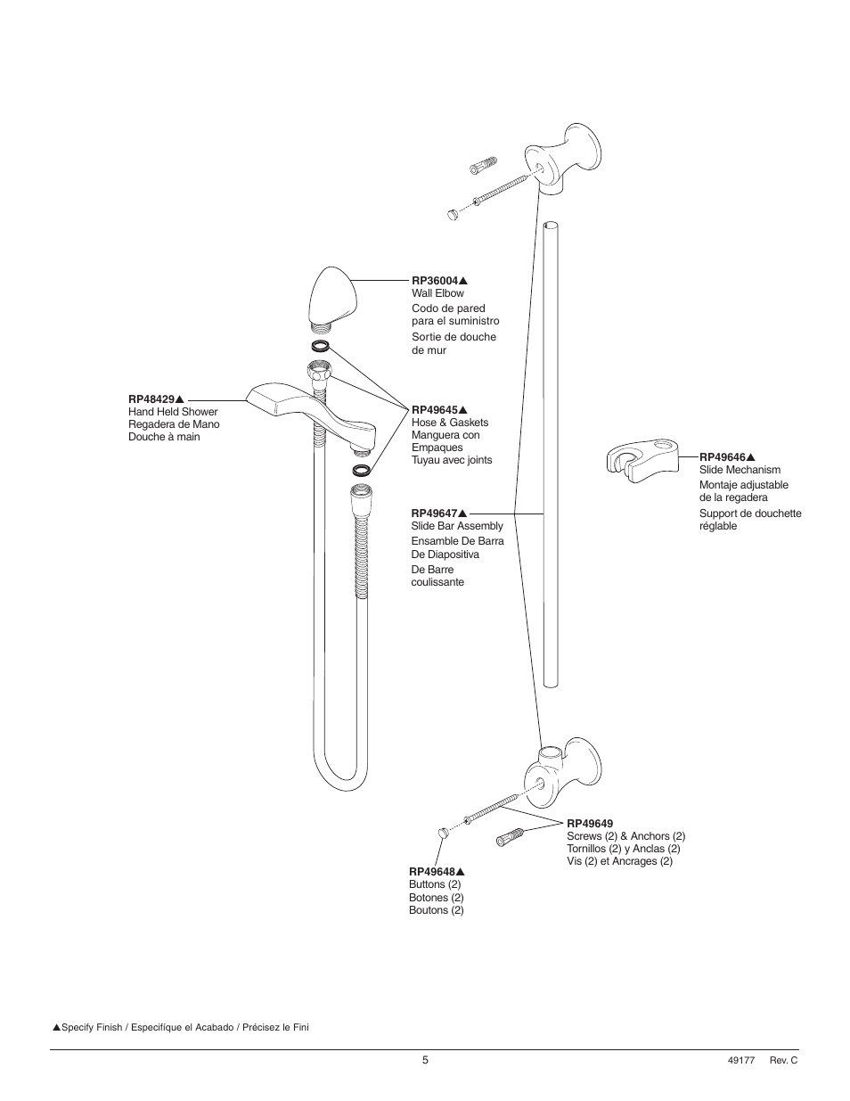 Factory Direct Hardware Brizo 89710 RSVP User Manual | 6 pages