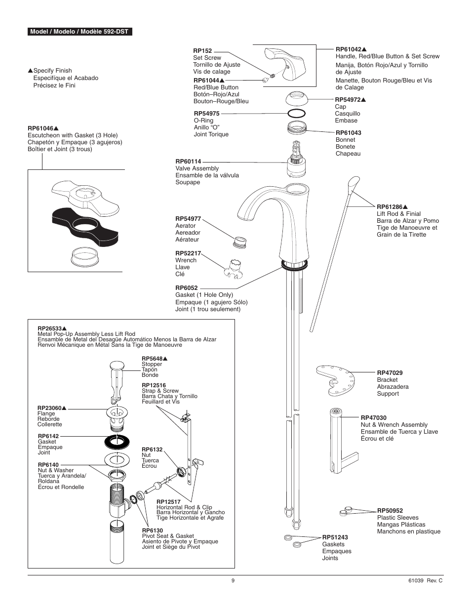 Factory Direct Hardware Delta 792-DST User Manual | Page 9 / 12