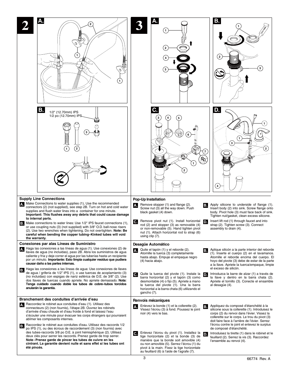 A. b. c. d, B. a | Factory Direct Hardware Delta 86T1104 User Manual | Page 3 / 6
