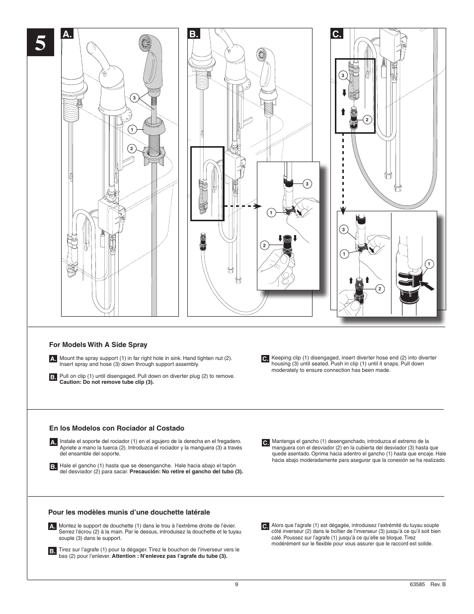 A. b | Factory Direct Hardware Delta 1980T Pilar User Manual | Page 9 / 16