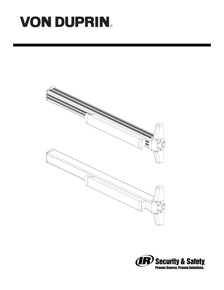 Factory Direct Hardware Von Duprin 33AEO4 User Manual | 12 pages