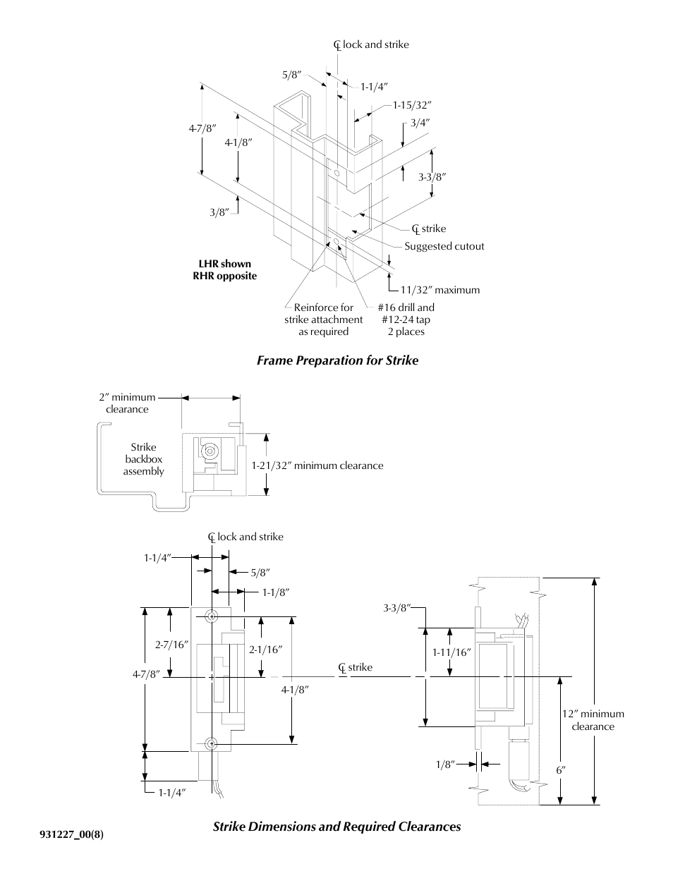 Factory Direct Hardware Von Duprin 6211WF User Manual | Page 2 / 2