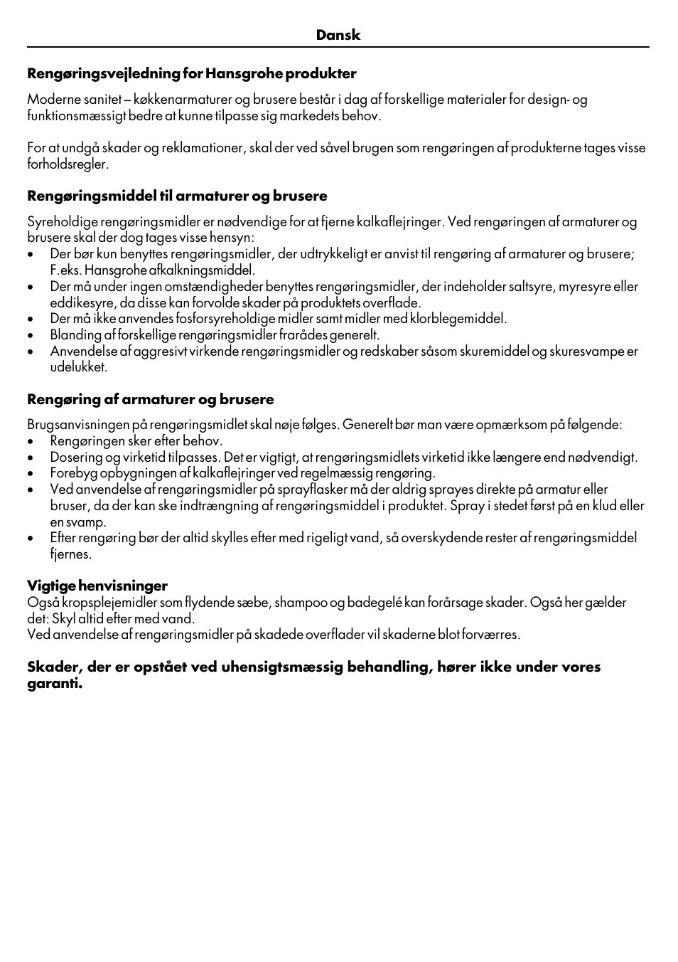 Factory Direct Hardware Hansgrohe 40418 Axor User Manual | Page 10 / 12