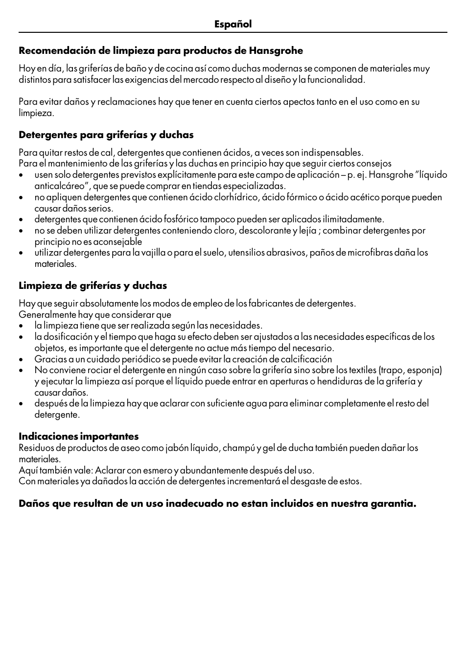 Factory Direct Hardware Hansgrohe 40418 Axor User Manual | Page 8 / 12