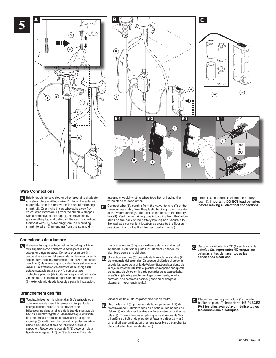 A. b | Factory Direct Hardware Delta 980T-SD-DST Pilar User Manual | Page 9 / 16