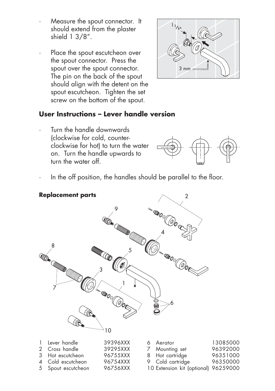 Factory Direct Hardware Hansgrohe 39143 User Manual | Page 6 / 8
