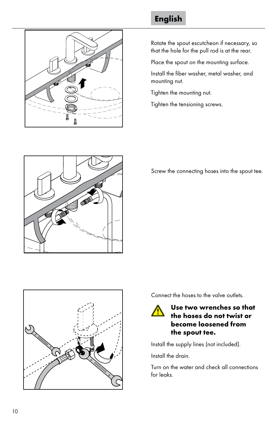 English | Factory Direct Hardware Hansgrohe 31063 User Manual | Page 10 / 20