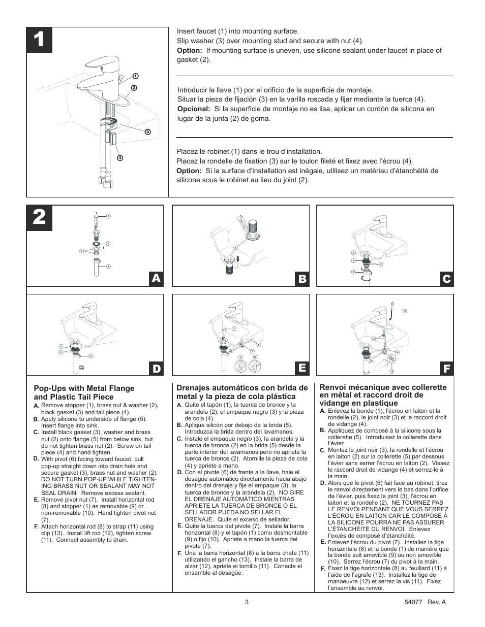 Factory Direct Hardware Delta 585LF-VCSLPU User Manual | Page 3 / 6