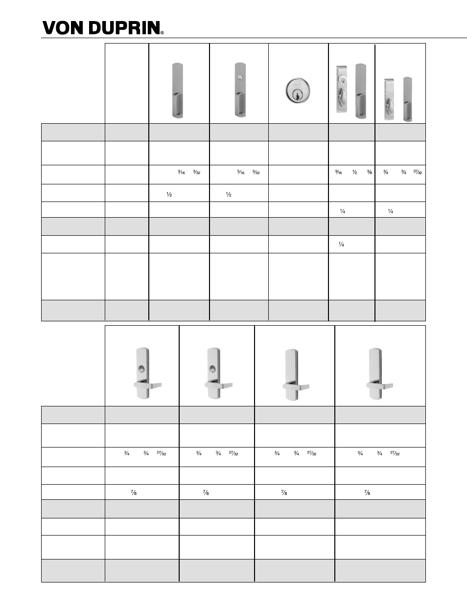 Factory Direct Hardware Von Duprin 9957EO26D3 User Manual | Page 15 / 58