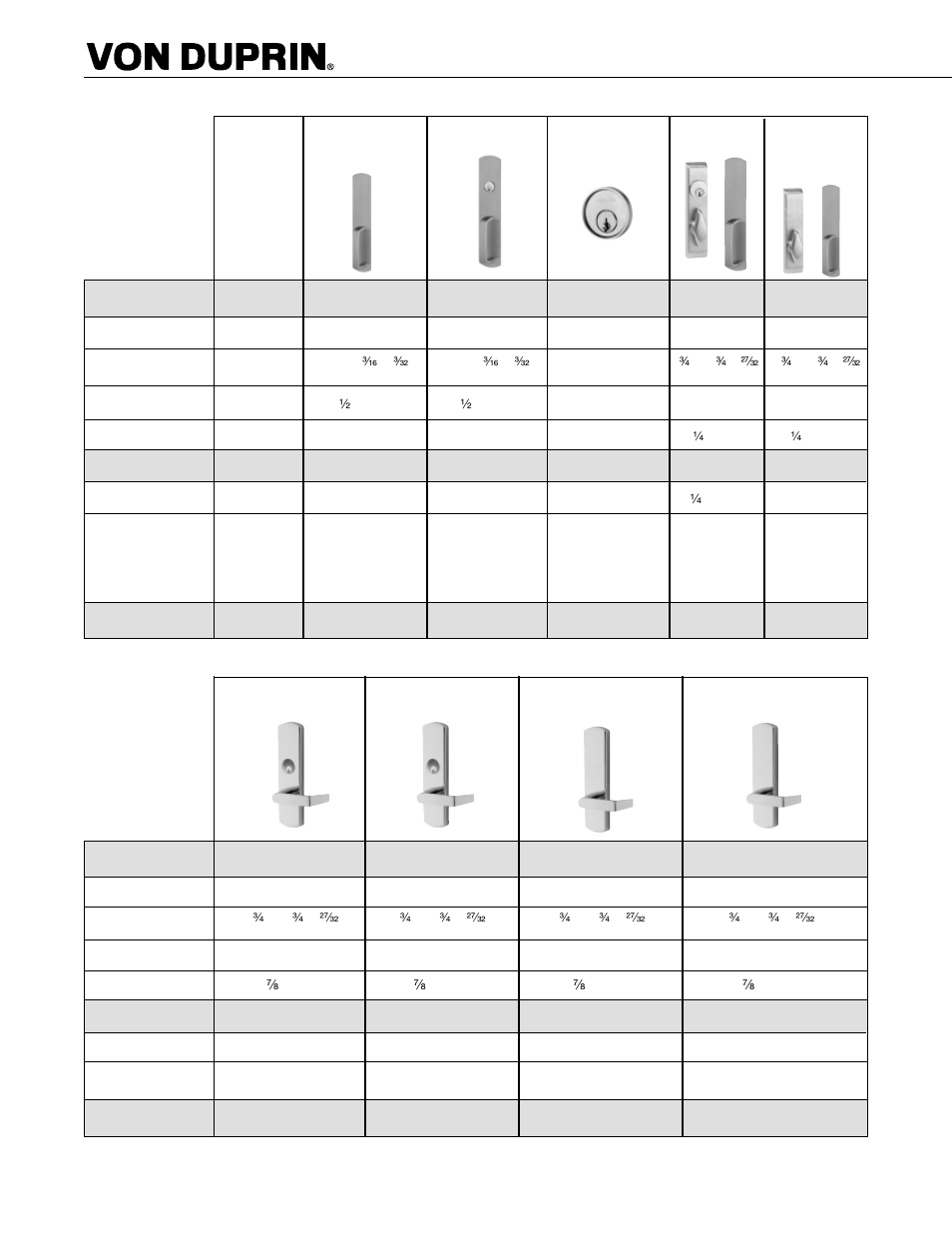 Factory Direct Hardware Von Duprin 9957EO26D3 User Manual | Page 17 / 58