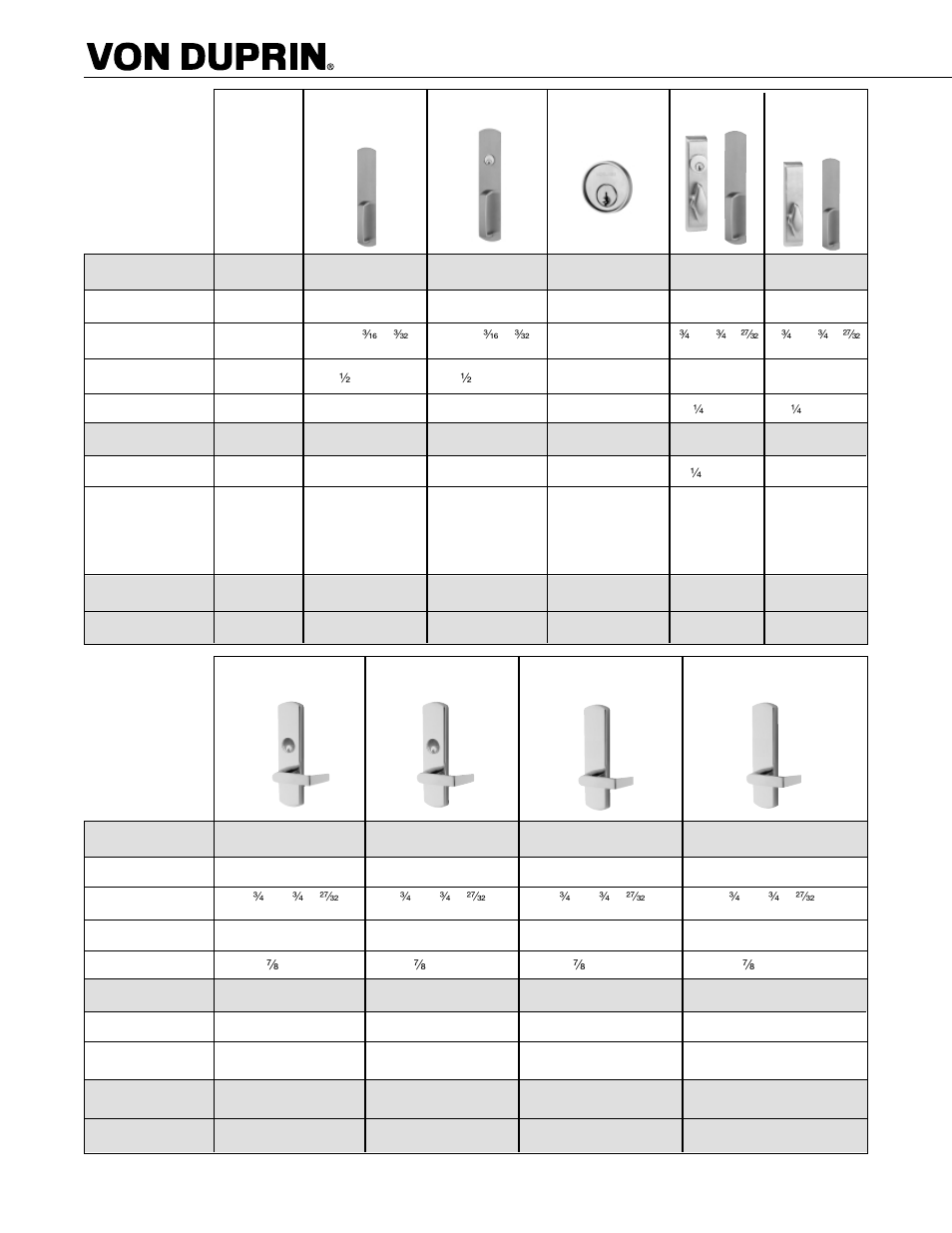 Factory Direct Hardware Von Duprin 9957EO26D3 User Manual | Page 21 / 58