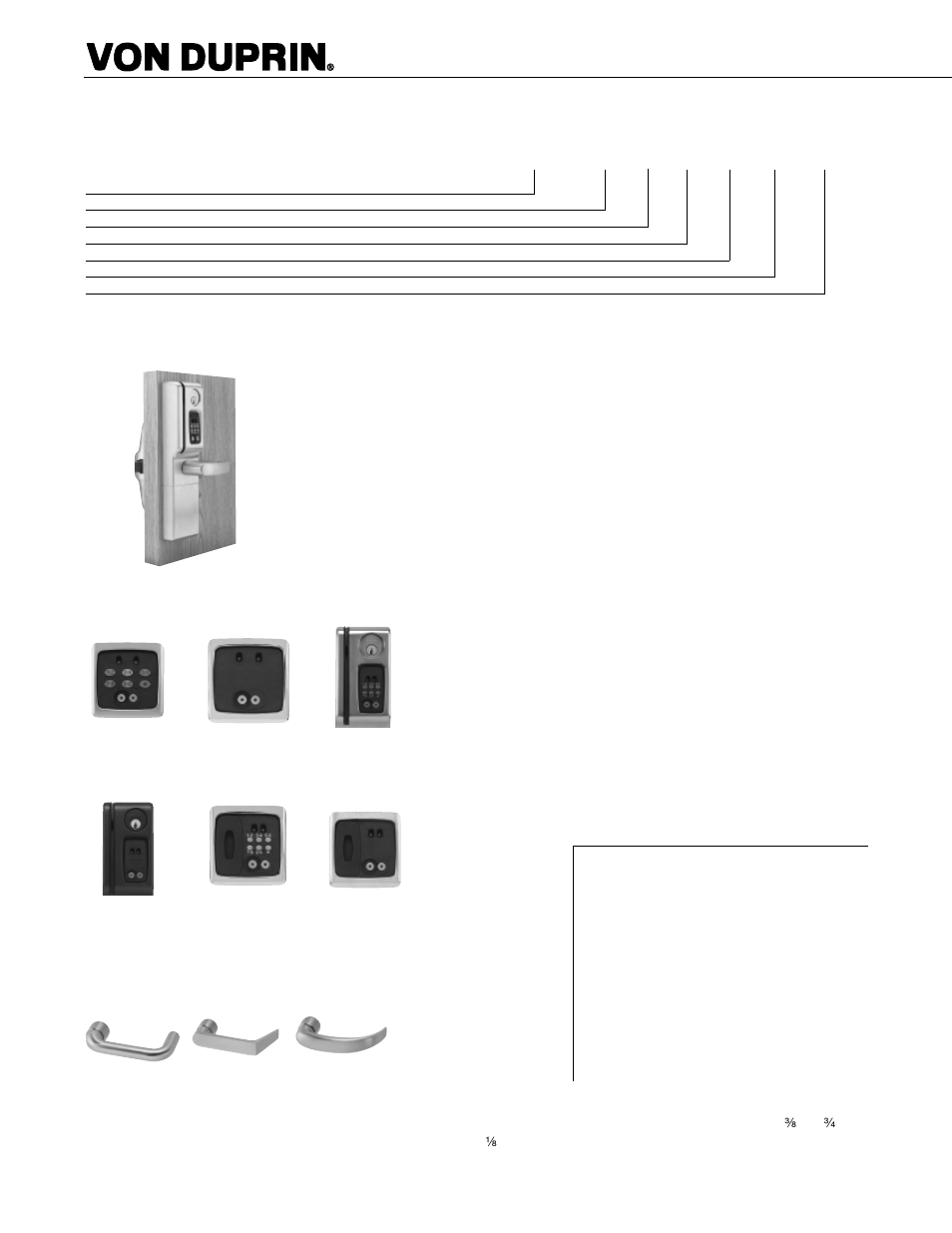 Factory Direct Hardware Von Duprin 9957EO26D3 User Manual | Page 39 / 58