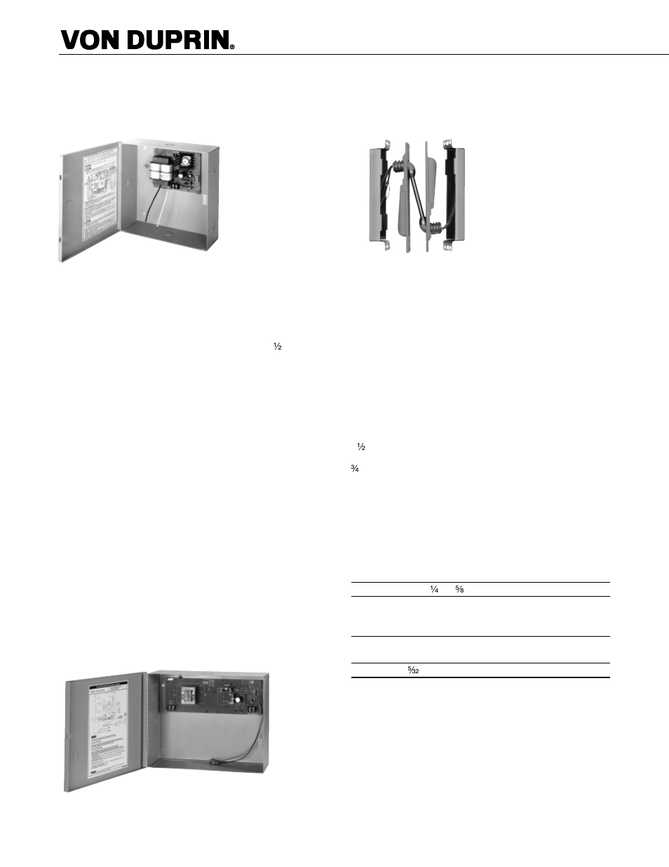 Power supplies ps861 power supply, Ps9 power supply | Factory Direct Hardware Von Duprin 9957EO26D3 User Manual | Page 49 / 58