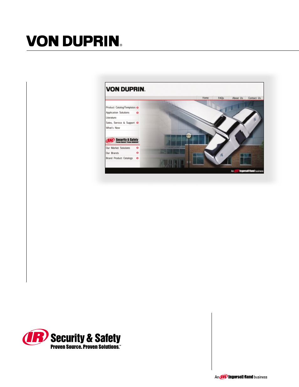 Series exit devices | Factory Direct Hardware Von Duprin 9957EO26D3 User Manual | Page 58 / 58