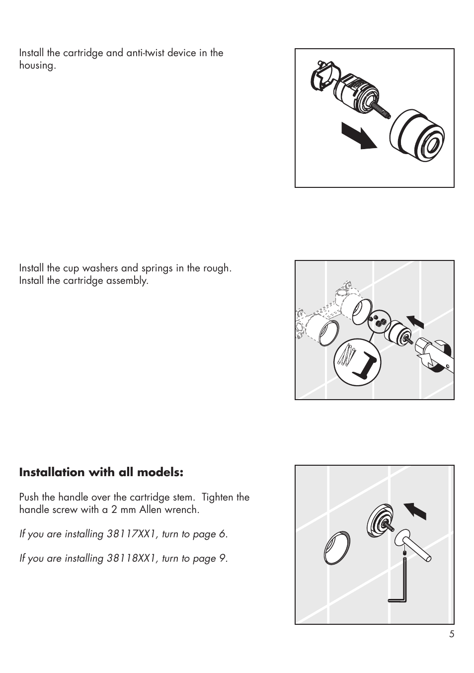 Factory Direct Hardware Hansgrohe 38117 User Manual | Page 5 / 16