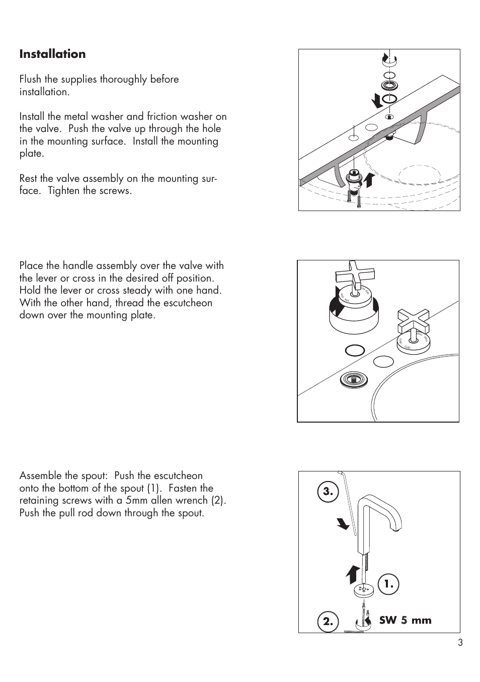 Factory Direct Hardware Hansgrohe 39135 User Manual | Page 3 / 8