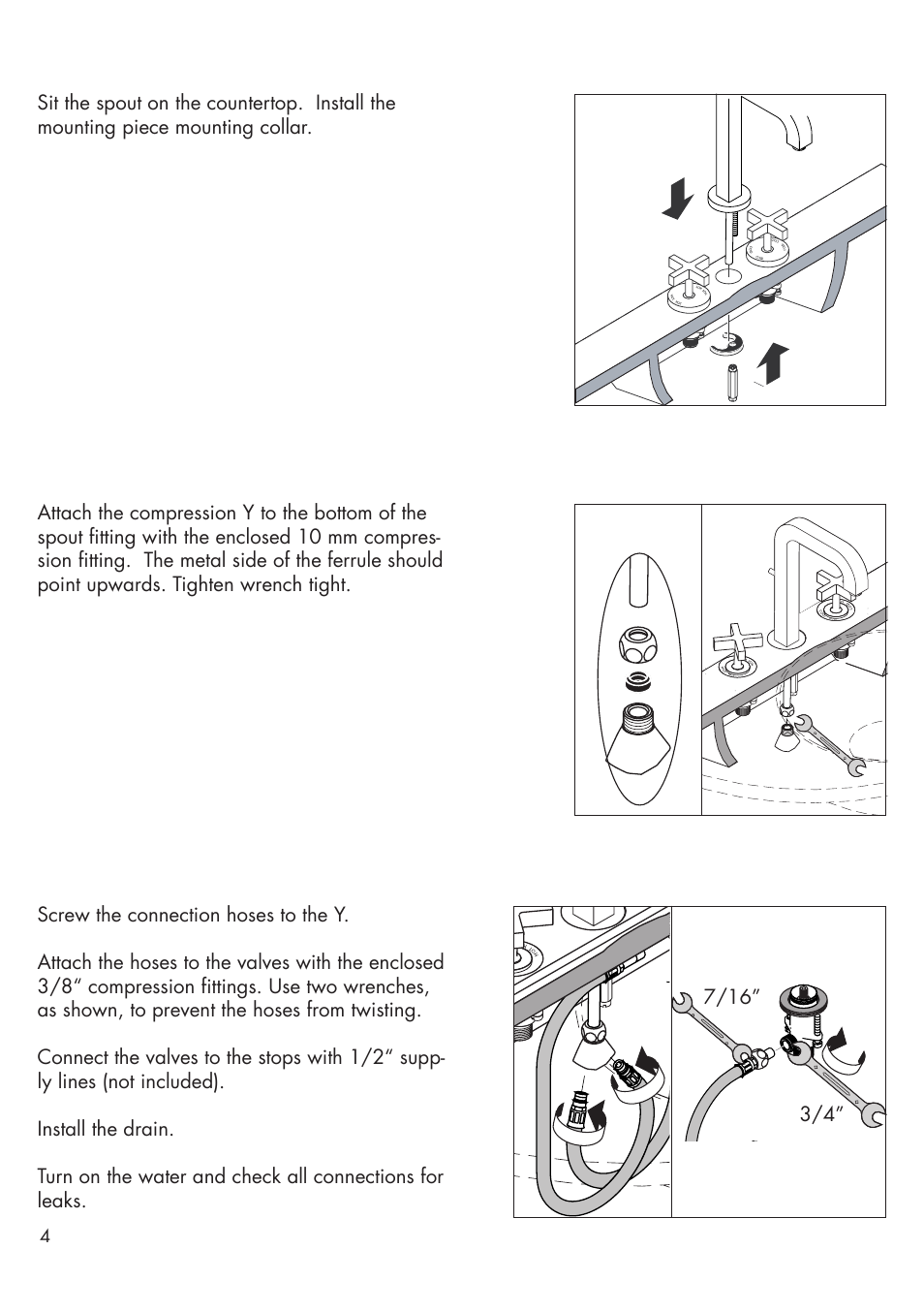 Factory Direct Hardware Hansgrohe 39135 User Manual | Page 4 / 8