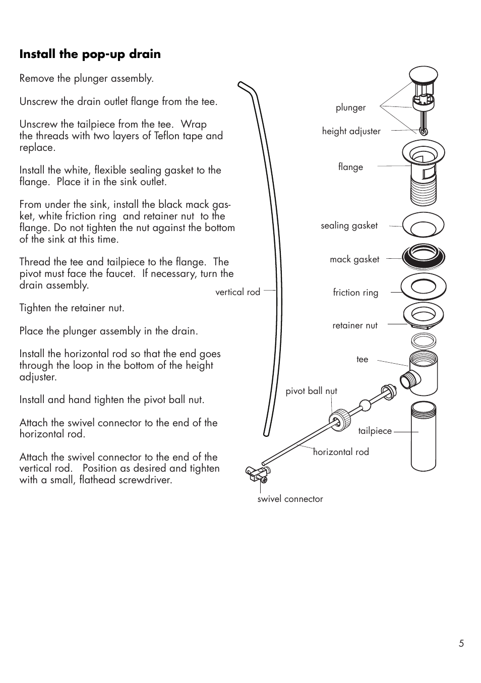 Factory Direct Hardware Hansgrohe 39135 User Manual | Page 5 / 8