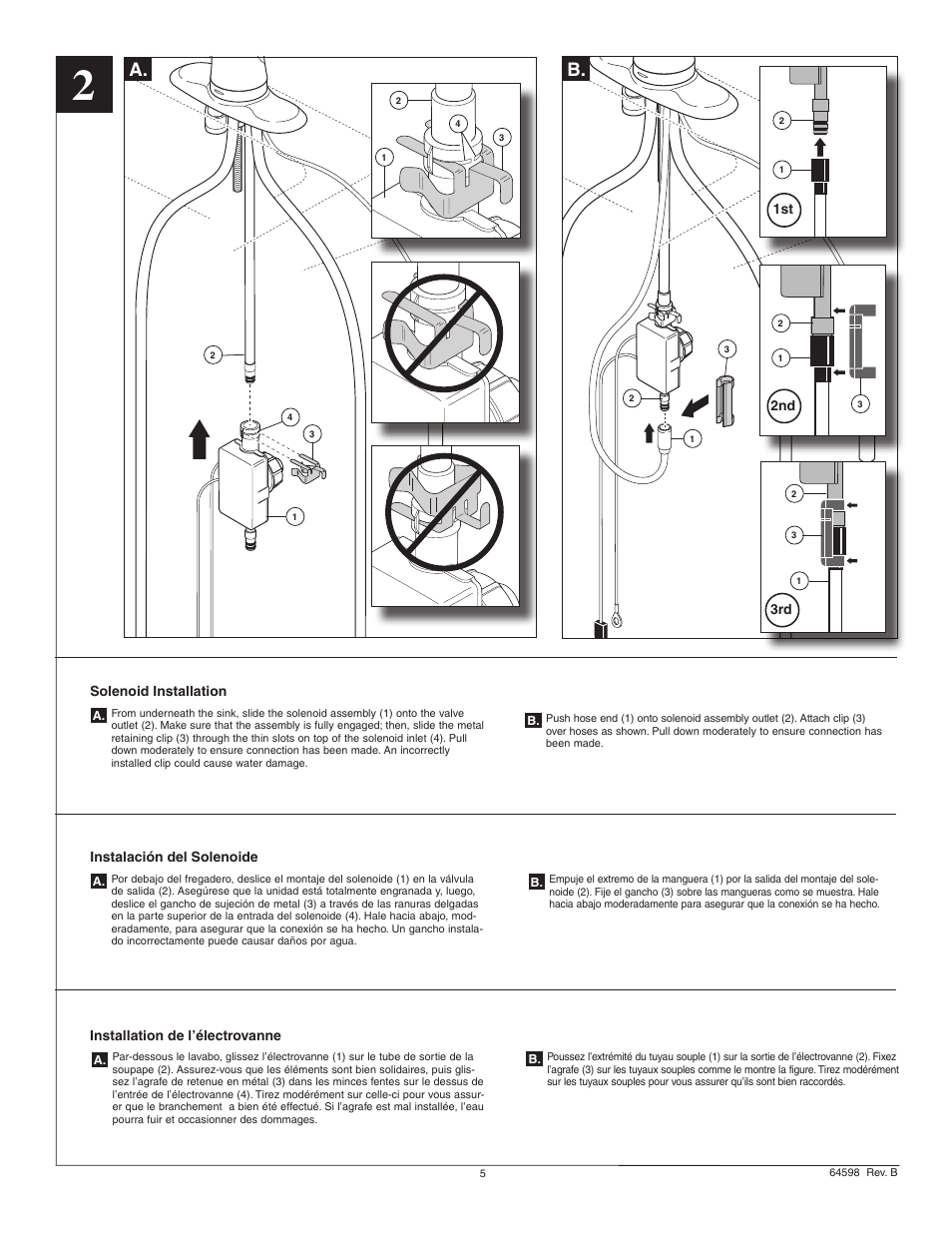 B. a | Factory Direct Hardware Delta 15938T-DST User Manual | Page 5 / 12